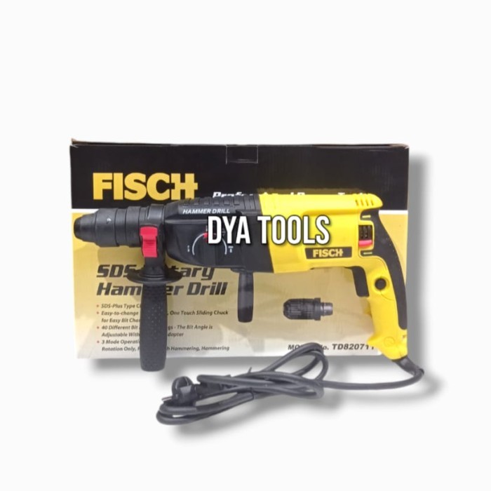 MESIN BOR BOBOK BETON FISCH TD 820711 / ROTARY HAMMER FISCH