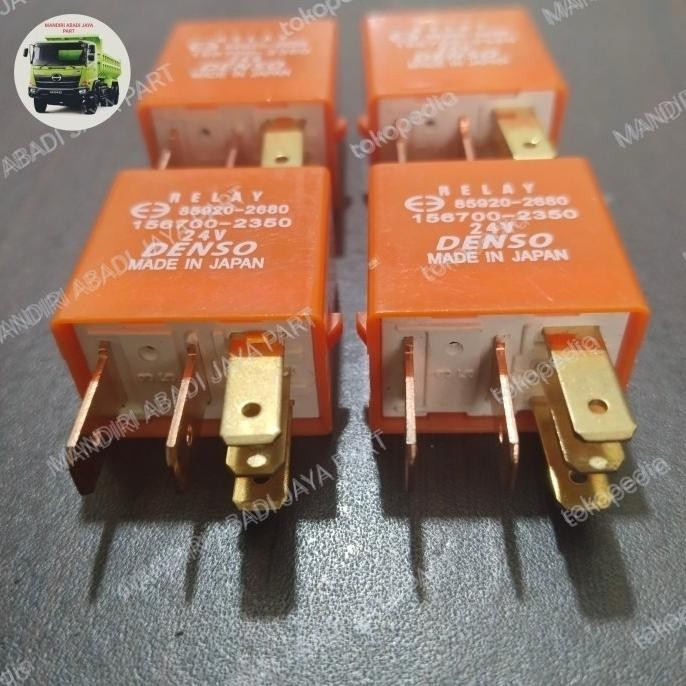 Grosir Relay Kaki 5 Lampu Orange 24V Denso 85920-2680