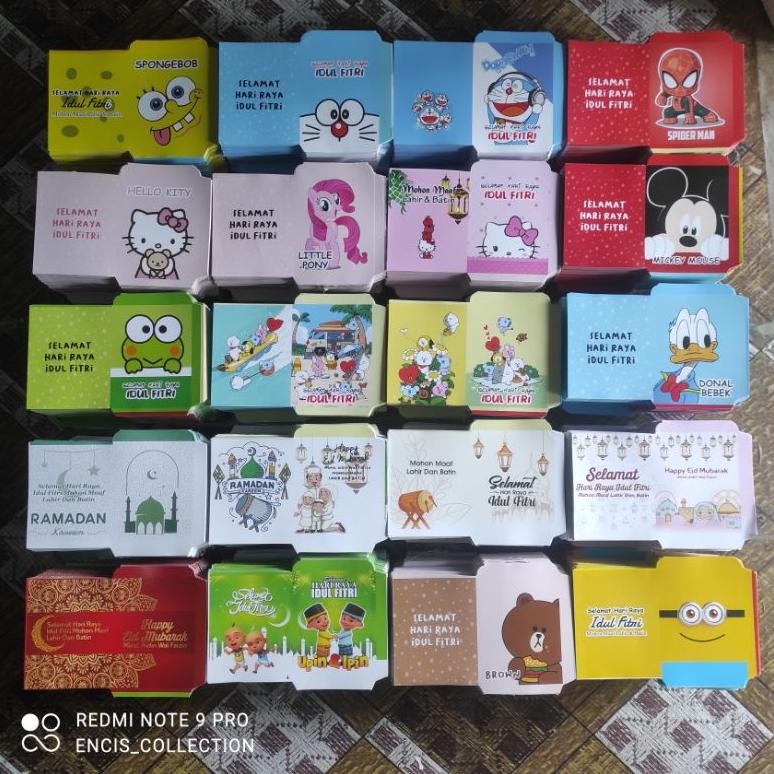 

GB29 [ 1000 lembar ] Amplop lebaran ukuran mini 68 free plastik Berkualitas