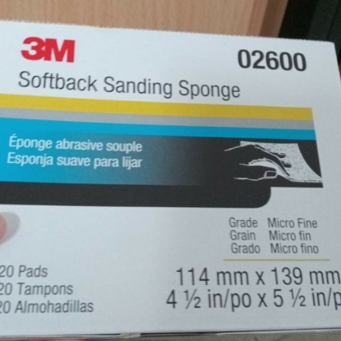 Amplas softbavk sanding sponge 02600 3M