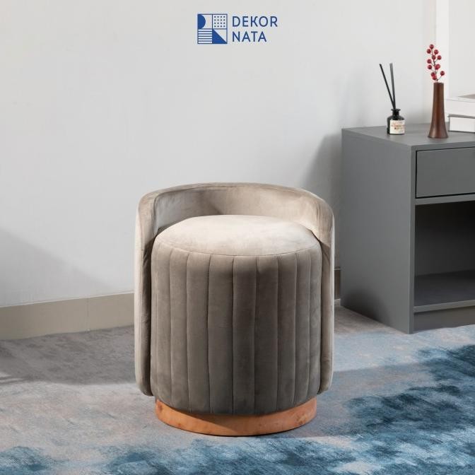 Promo Zenia Stool Minimalis / Kursi / Bangku Sofa - Dekornata COD