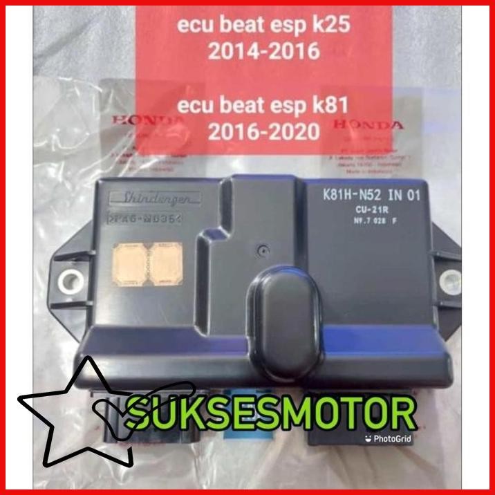 [SBO] ECU ECM UNIT CONTROL BEAT ESP STATER HALUS JAPAN K81H-N52 IN 01 HONDA