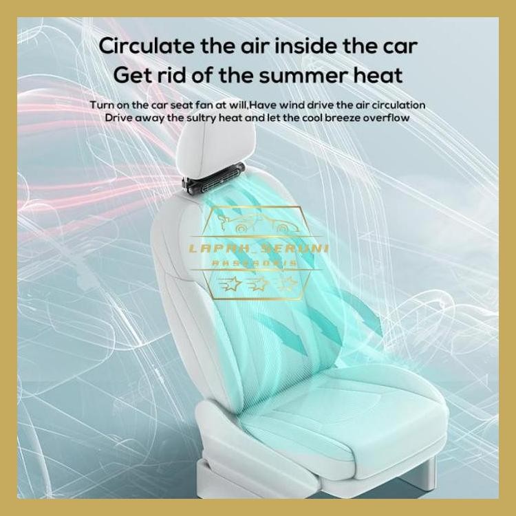 MEMO CAR SEAT COOLING FAN KIPAS MOBIL UDARA