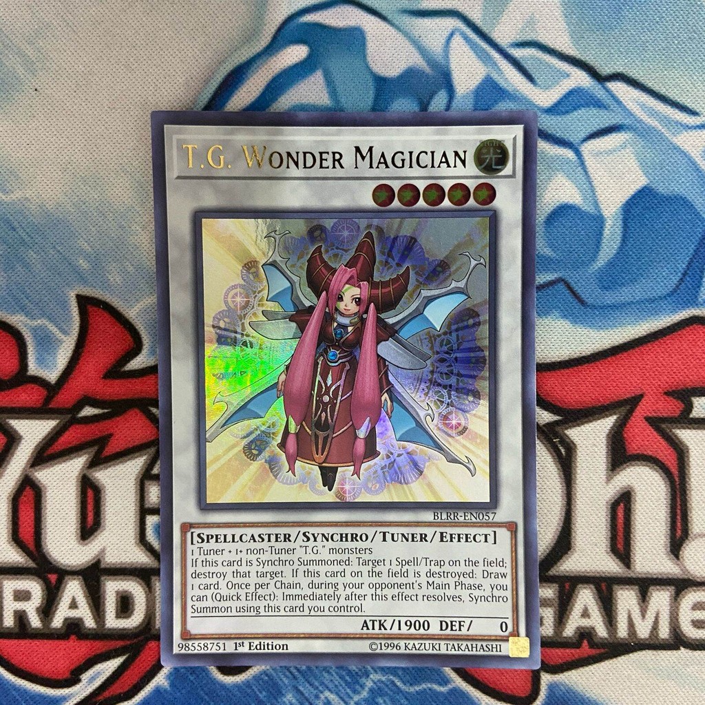 yugioh T.G. wonder magician BLRR ultra rare  original