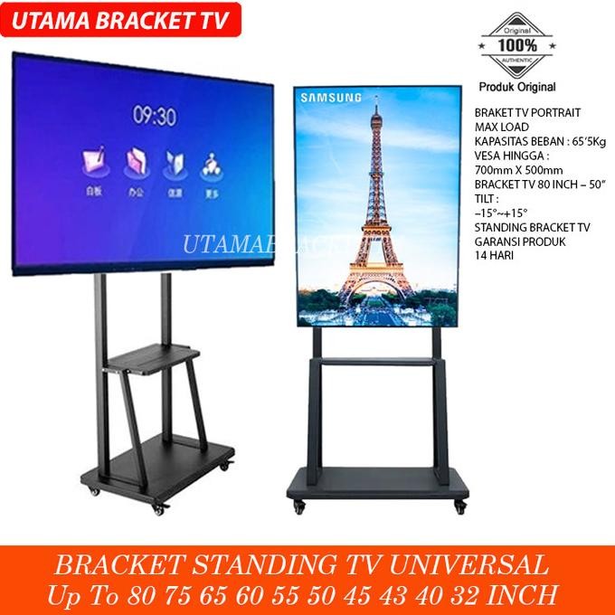 standing bracket/stand tv/bracket standing tv 42/65 inch