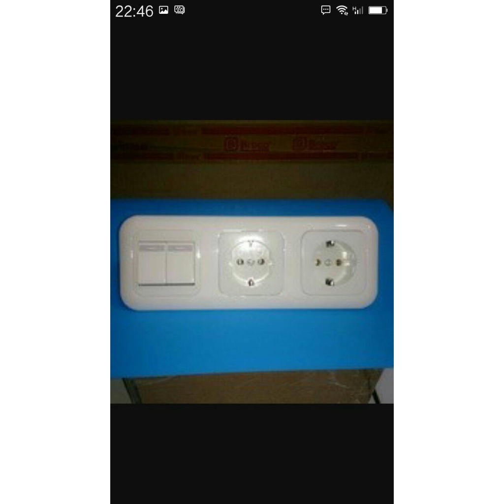 TERBARU PANASONIC SAKLAR SERI+DAUBLE STOP KONTAK AREDE/@SAKLAR PANASONIC