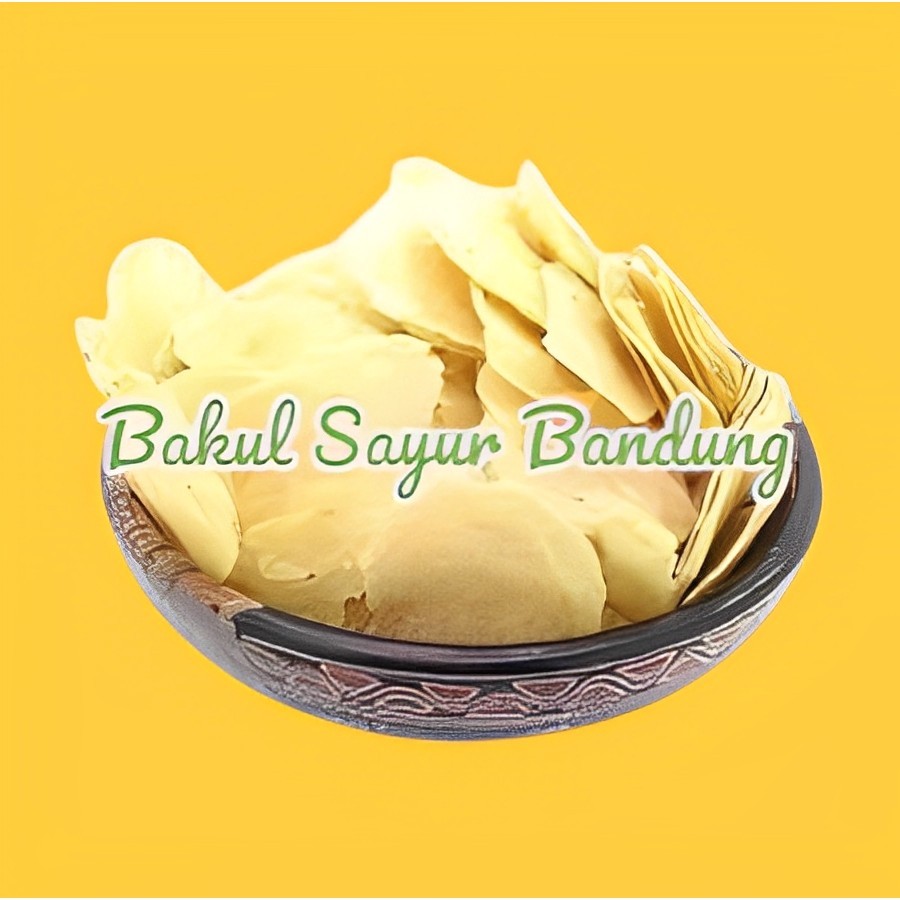

Halal - Emping Asli Kebumen ukuran besar - Bakul Sayur Bandung