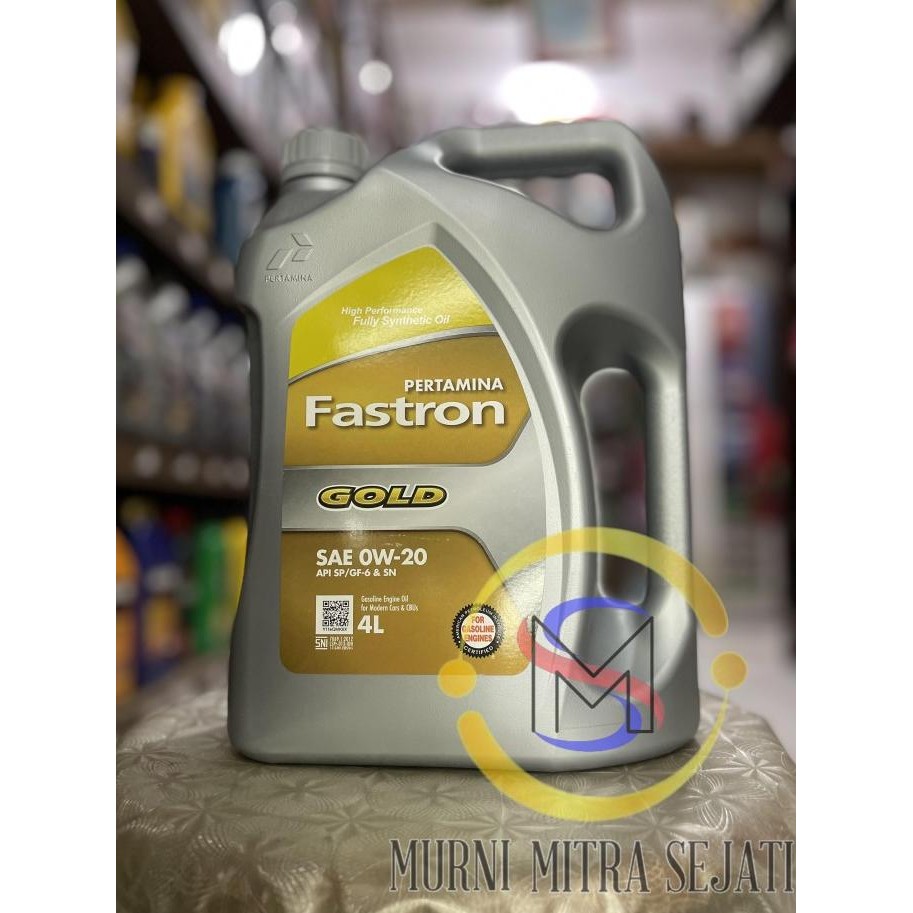 Pertamina Fastron Gold SAE 0W-20 Oli 0 W 0W20 Galon 4 L