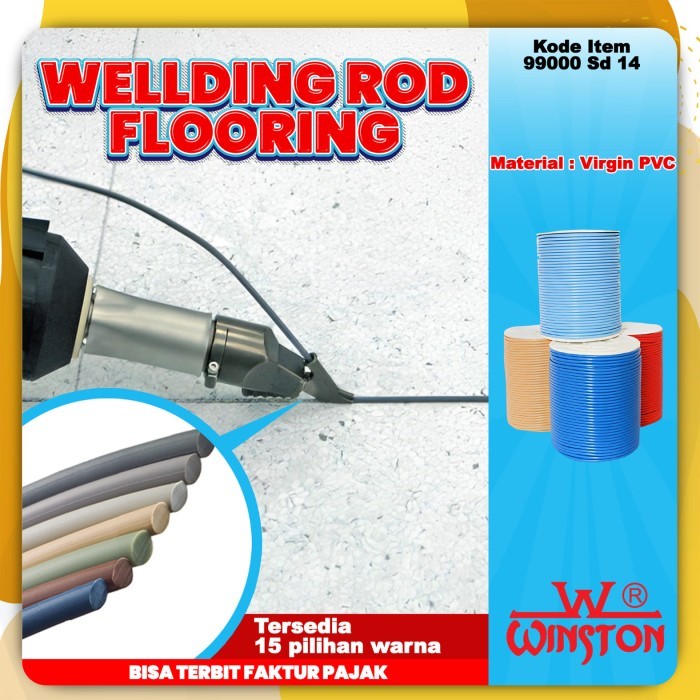 TERBATAS Welding Rod Vinyl/Lem Flooring Kawat Las HDPE Penyambung Lantai