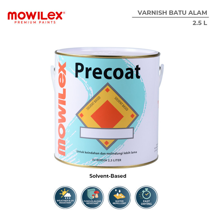 Mowilex Varnish Batu Alam Cat Varnish 2.5 L