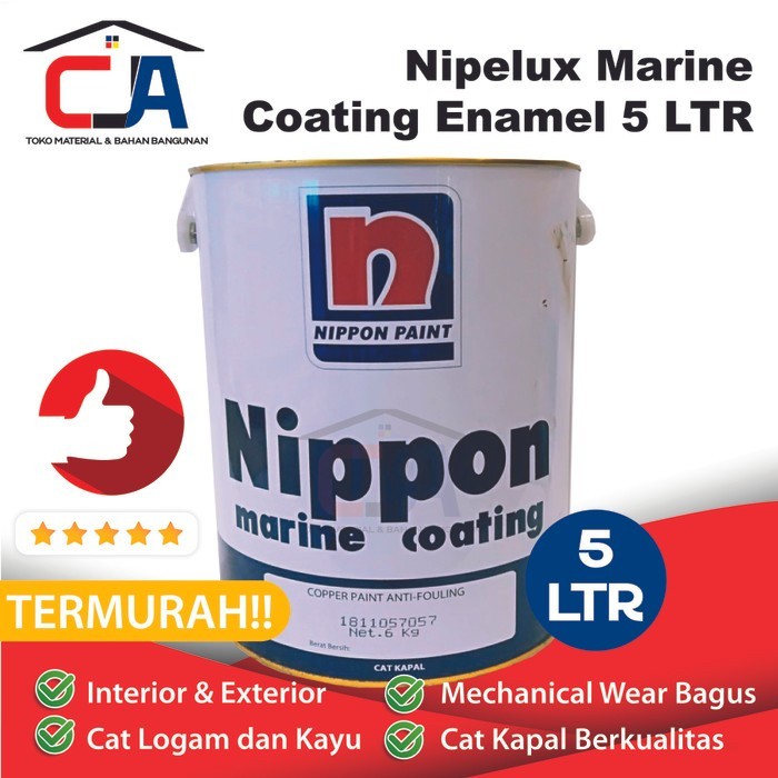 Cat Kapal Nippon Primer Nippelux Enamel Marine Coating 5 KG
