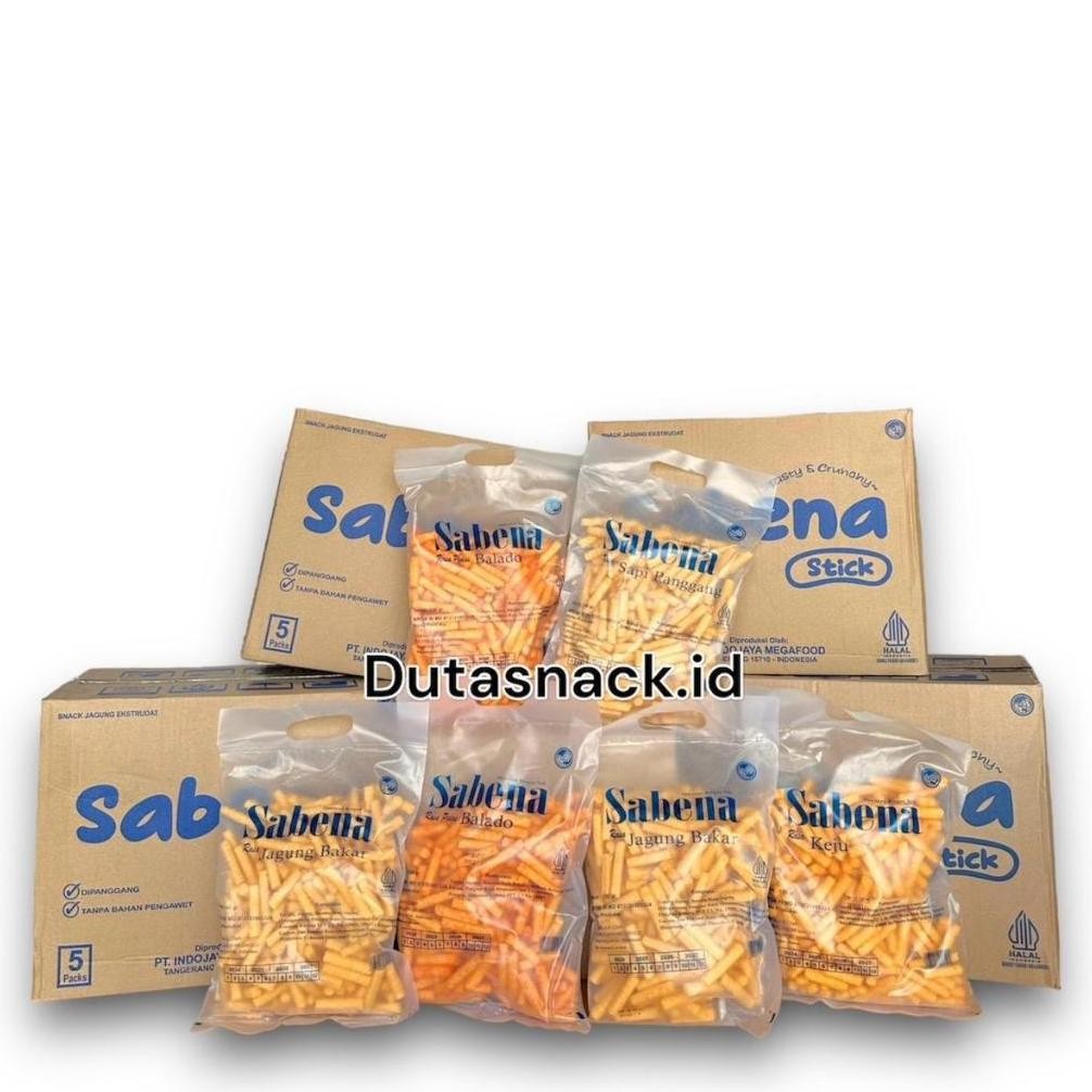 

u-45 Tebus murah 1 karton snack SABENA NEW ISI 6 karung 1kg MIX rasa bisa COD ( NEW ) Berkualitas