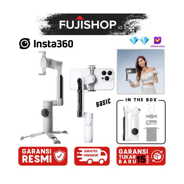 Insta360 Flow Smartphone Gimbal Stabilizer Insta 360 Flow Garansiresmi