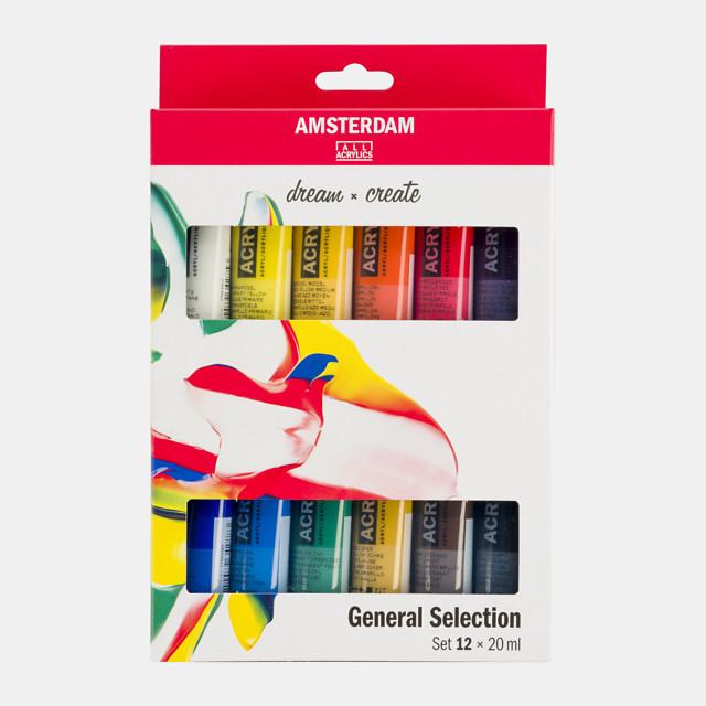 

TERBARU Amsterdam Acrylics - Standard Series Acrylics Set 12 x20ml HOT SALE!