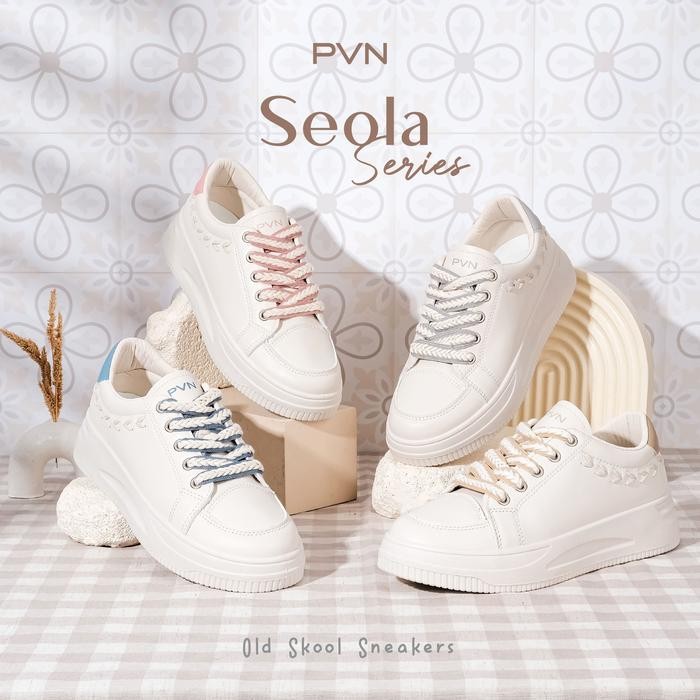 Pvn Seola Basic Sepatu Casual Sport Sneakers Wanita 279