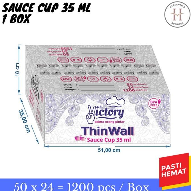 SAUCE CUP 35 ML VICTORY ( 1 DUS )