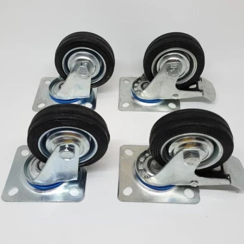 Roda Trolley/Roda Gerobak 3 Inch 1Set