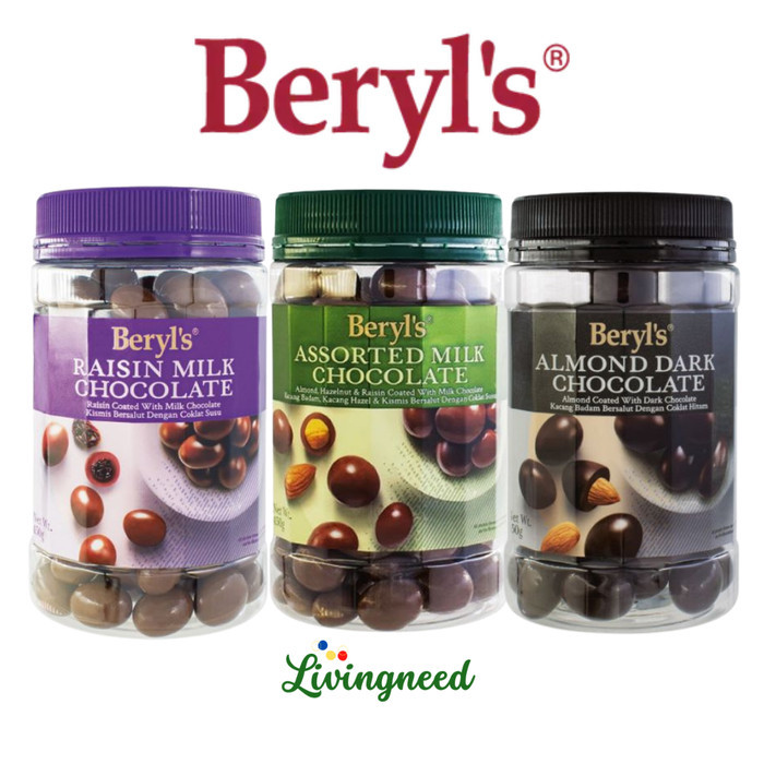 

Ready Cokelat Beryls Coklat Malaysia Almond Milk Chocolate 450 gram