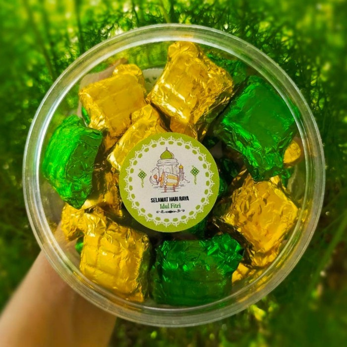

Ready murah coklat bentuk ketupat milk chocolate isi 26 pcs