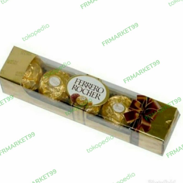 

Ready Cokelat Ferrero rocher chocolate T 5 coklat Ferrero isi 5