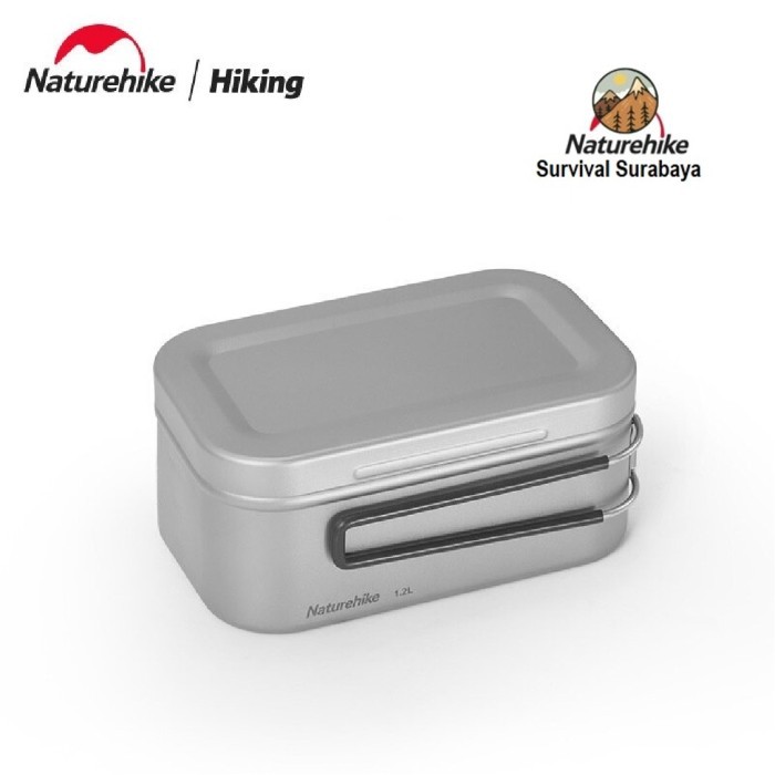 MIYOKAID LUNCH BOX TITANIUM NATUREHIKE CNH22CJ010 KODE 1387
