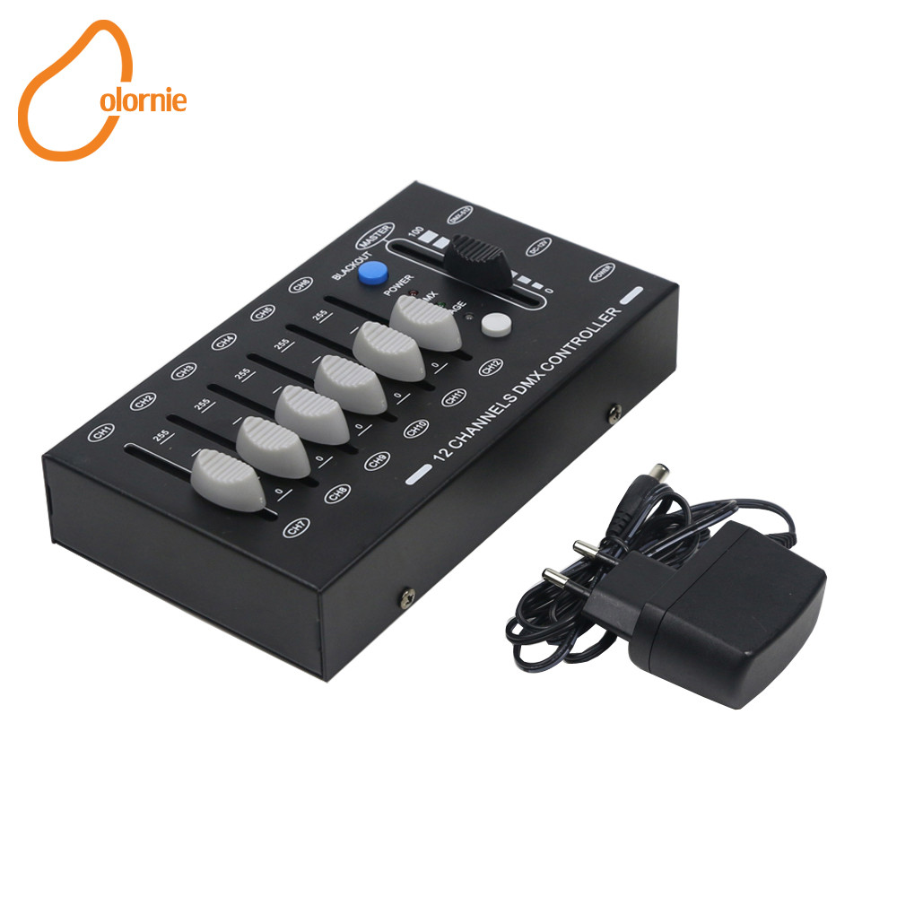 WYU 2020 New Mini 12ch DJ Controller DJ Equipment DMX512 Console Home Entertainment Stage Lighting M