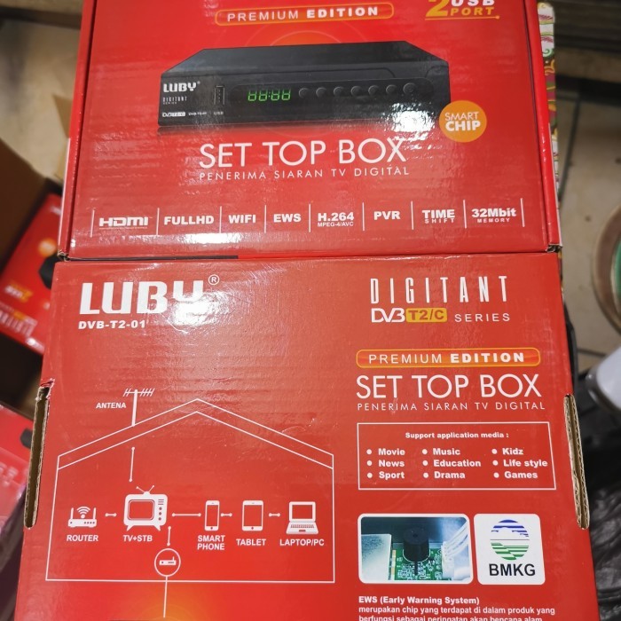 Set Top Box Tv Digital Luby T2 02