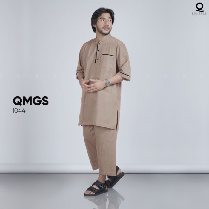 Baju Gamis Pria Setelan Dengan Celana Qomishu Pakistan Dewasa Big Size