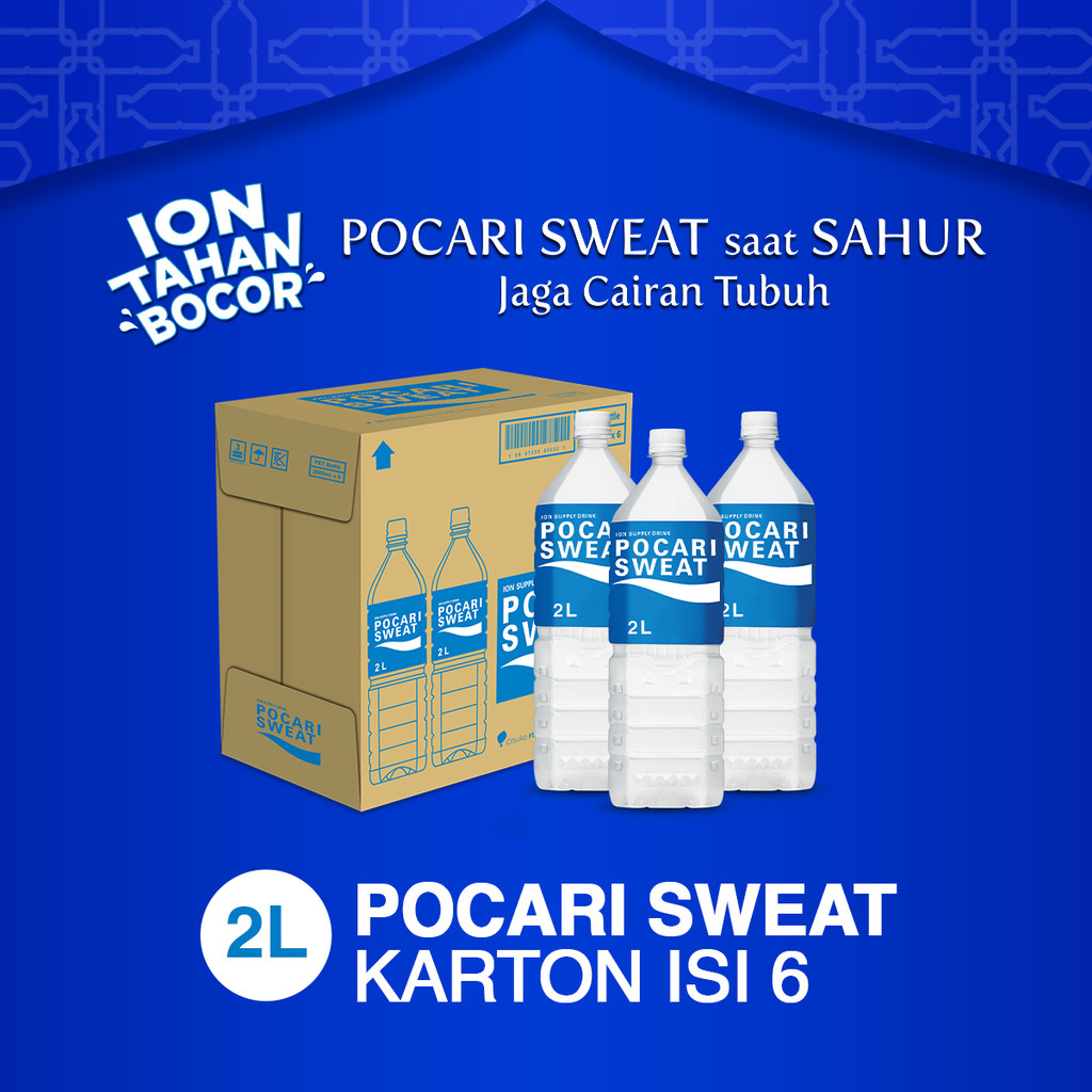 

POCARI SWEAT Pet 2L - 1 Karton (6 Botol)