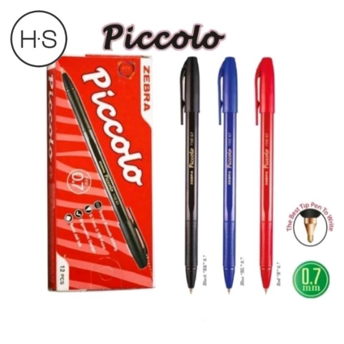 

LIMITED EDITION BALLPOINT PULPEN ZEBRA PICCOLO 0.7 KODE 880