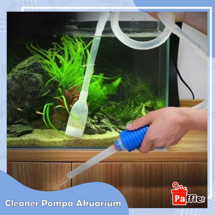 TERBARU Cleaner Pump Aquarium Alat Penguras Sedot Kuras Air Kolam Ikan Cupang