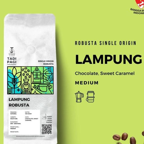 

Tadi Pagi Coffee Roatery Robuta Lampung 200Gr Roat Bean Coffee Opi Matang