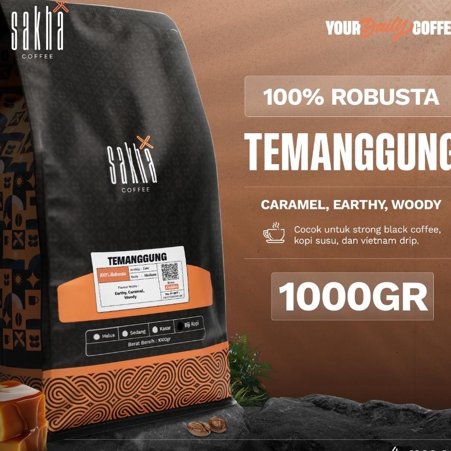

Opi Fine Robuta Temanggung 1G Coffee Roat Bean Epreo Bubu Roatery