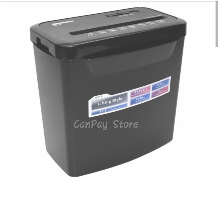 Krisbow Mesin Penghancur Kertas S215 Paper Shredder Krisbow