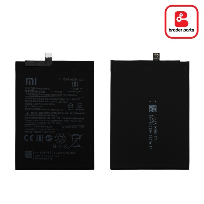 Baterai Xiaomi Poco X3 Nfc / Poco X3 Pro Bn57