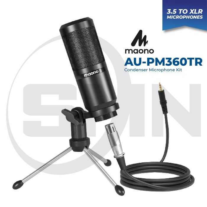 Mic Maono Au-Pm360Tr Condenser Xlr Plus Stand Kit Recording Mic