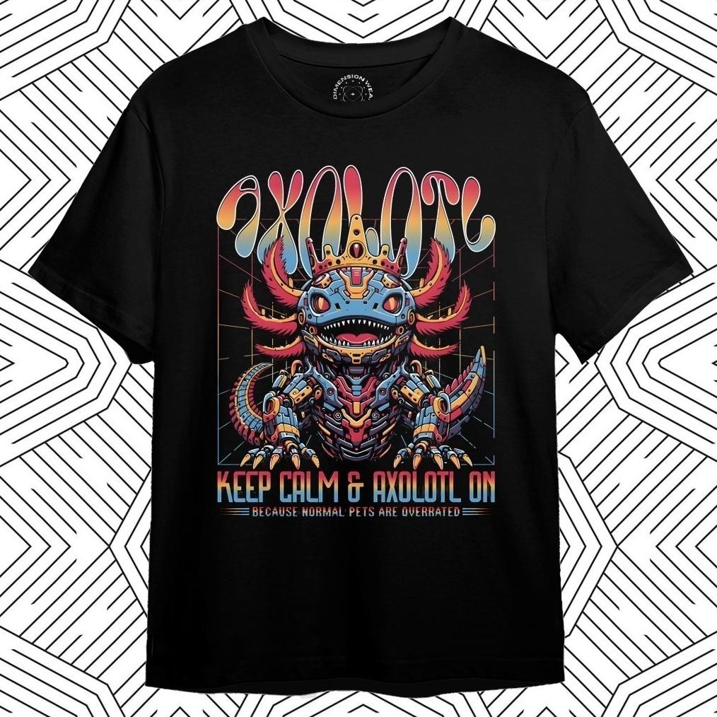 Promo 3Dimensionwear Kaos Distro Premium 3D Axoloti Dt0080