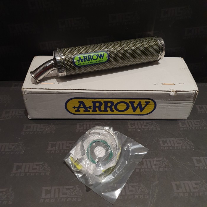 TERMURAH - Knalpot Arrow 2T 2tak Carbon Ori Italy Rx King Ninja Satria F1zr Nsr