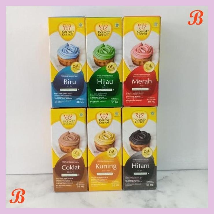 

| VRB | PEWARNAOILBASEDKOEPOE-KOEPOE 30MLMINYAKWARNACOLOURFOODCOLORIN