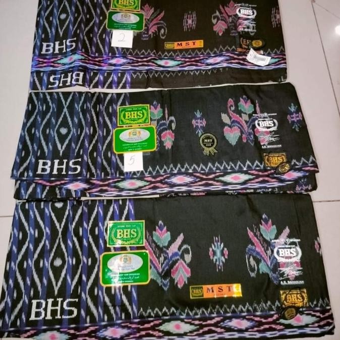 Terjangkau Sarung Bhs Mst Gold Hitam Limited Super Jadul Sutera Spunsilk 210