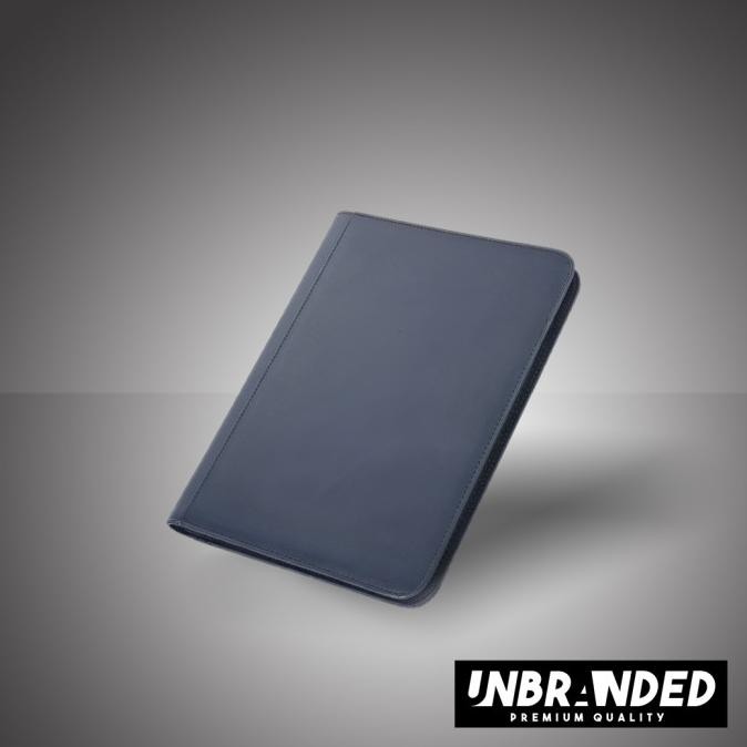 

Sale High Quality Leather Album Binder 360 3X3 Zipper Lock Navy Blue