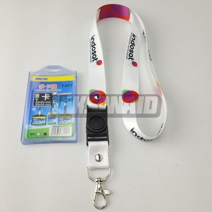 

Promo Sale Lanyard Tali Id Card Indosat Hutchison Plus Holder Kode 85