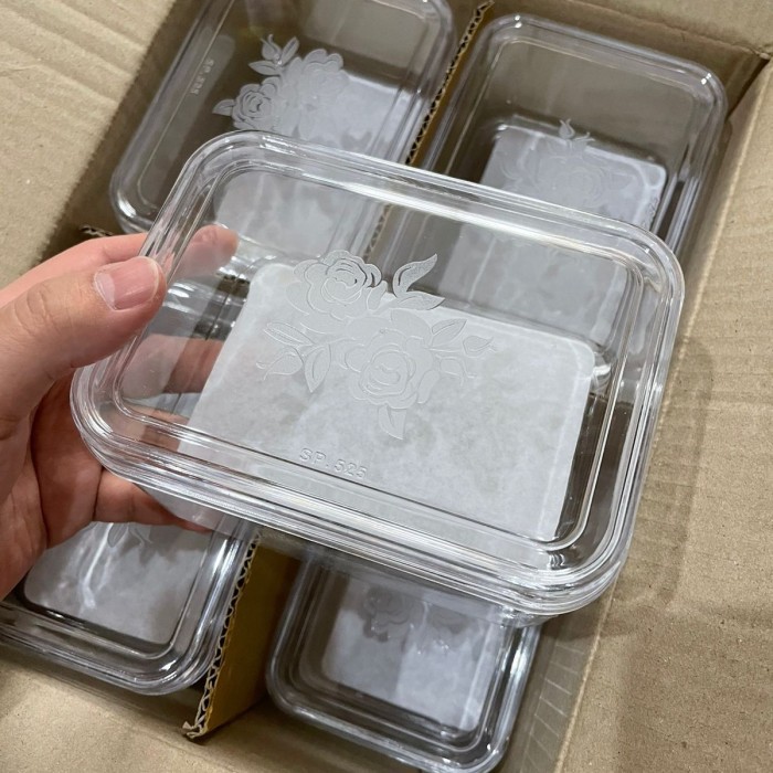 SALE Toples Plastik Kue Kering / Nastar - Kotak (500 gr)