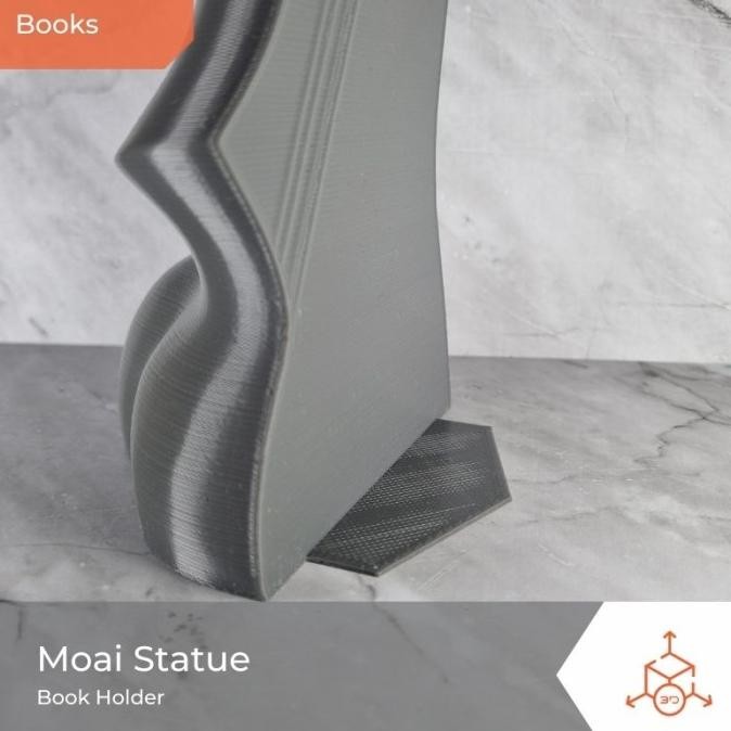 

Grosir Pembatas Penahan Buku | Book End | Model Patung Moai