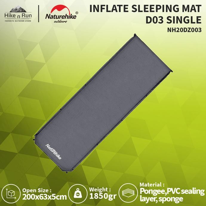 Matras Tidur Naturehike NH20DZ003 Self Inflatable Sleeping Mat