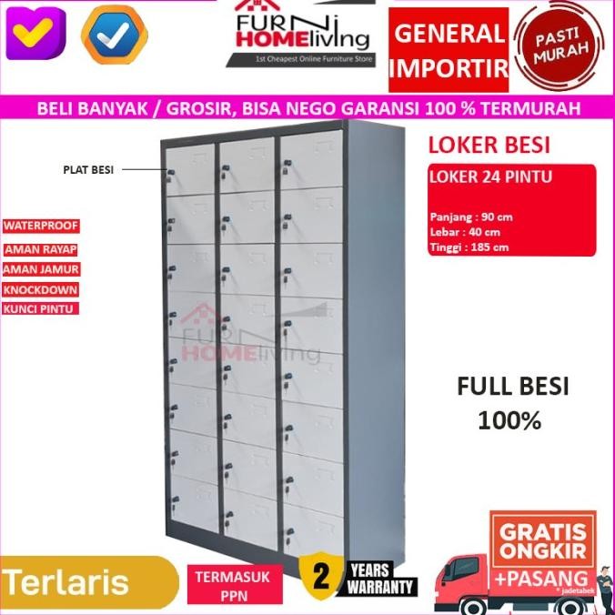 

Sale Termurah Loker Besi Locker Besi 24 Pintu Lk 024 Av