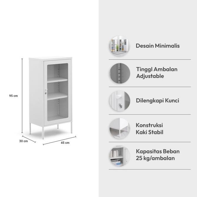 

Promo Informa Flins Lemari Arsip Kantor Metal Pintu Kaca Low