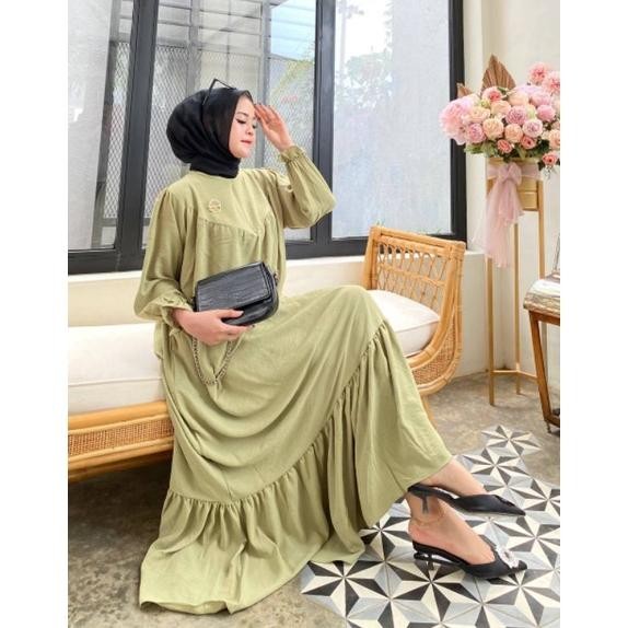 Terbaru Gamis Jumbo Xxxl Ld 130 Cm Xxxxl Ld 140 Cm( Jena Gamis ) Original