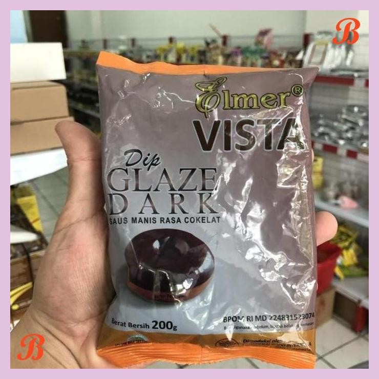 

| VRB | PROMO DIP GLAZE ELMER RASA DARK COKELAT 200G