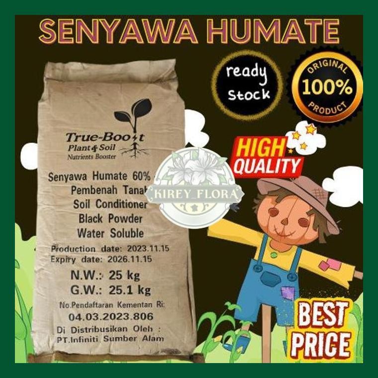 Sodium Humate ( 25 Kg ) Pembenah Tanah / Asam Humate / Humic Acid